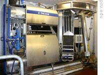 A picture of the whole robotic milking system