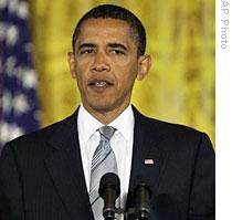 President Barack Obama announces his plan at the White House