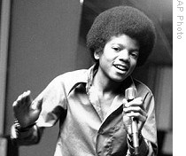 A young Michael Jackson at home in Encino, California in 1972