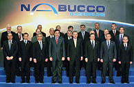 Participants of the Nabucco Gas Pipeline signing ceremony in Ankara, 13 Jul, 2009