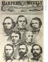 South Carolina's congressional delegation, drawn by Winslow Homer in the Harper's Weekly of December 22, 1860