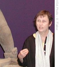 Nancy Tingley, curator of the Vietnam Art Exhibit in Houston