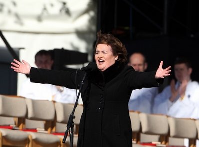 Susan Boyle's dream: To sing for the pope